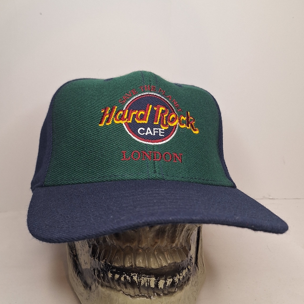 Hard Rock Cafe London Green and Blue Cap